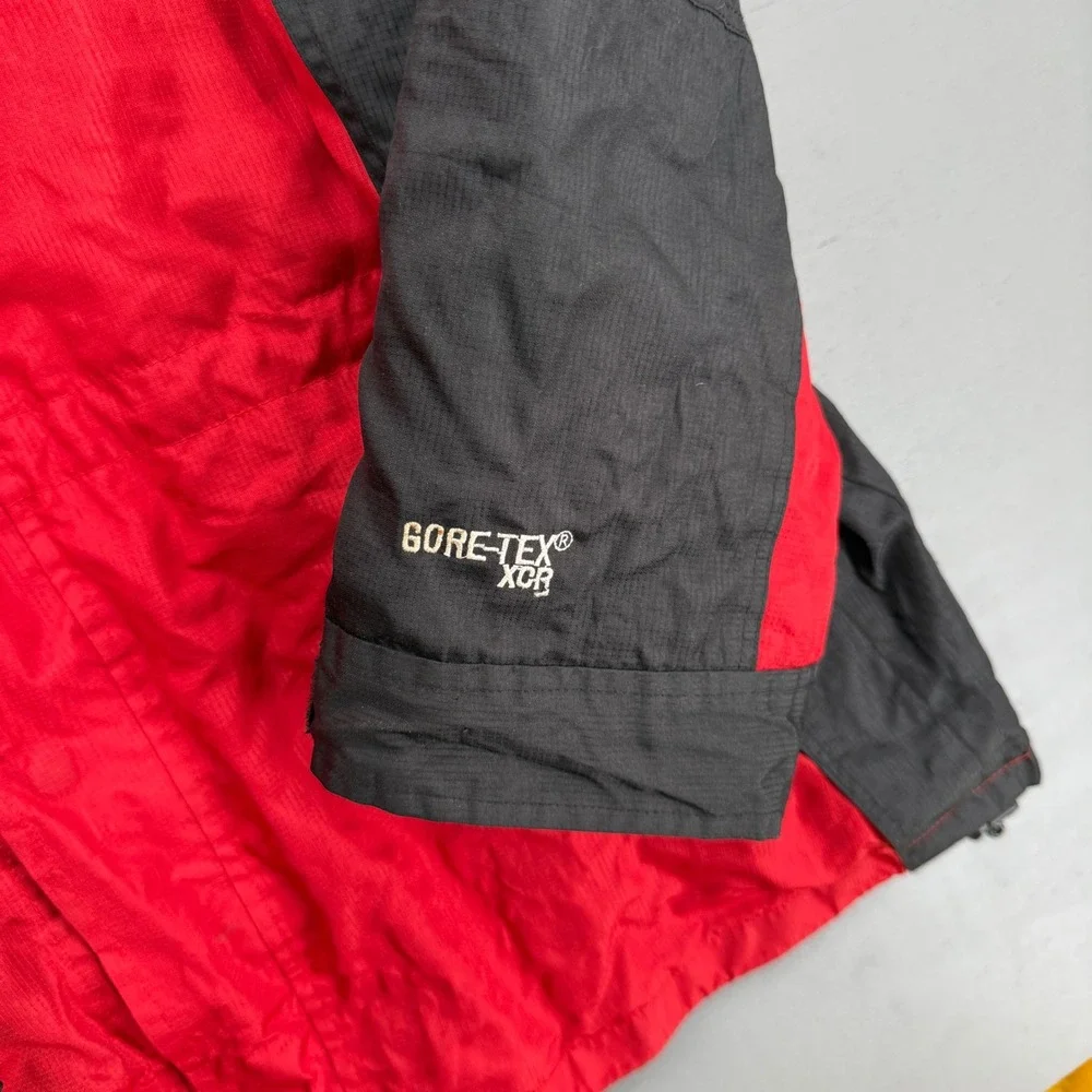 The North Face Summit Series Jacket Red Gore-Tex XCR Waterproof Hooded XL